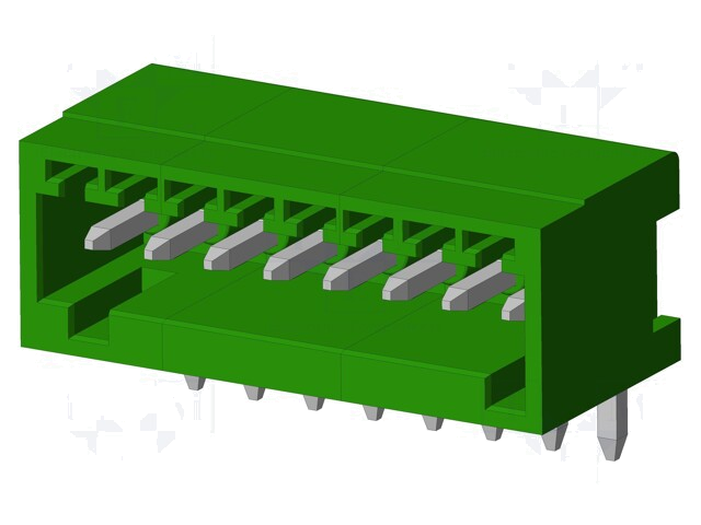 Connector: ontkoppelbare terminal strip; contact; mannelijk Connector: ontkoppelbare terminal strip; contact; mannelijk
